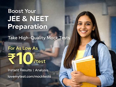 Student taking online test